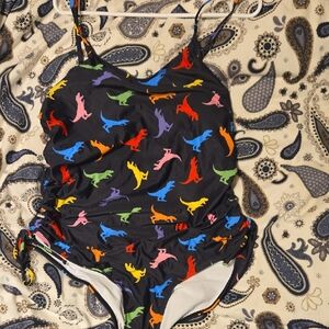Colorful Womens Dinosaur Swimwear